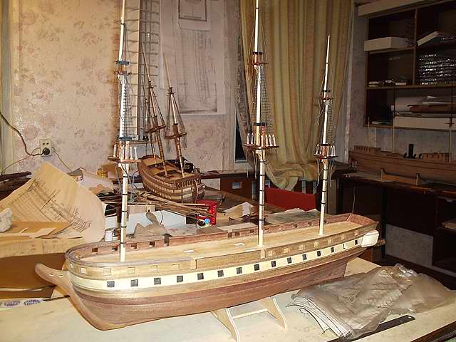 Tallship Model - Russian Frigate Pallada