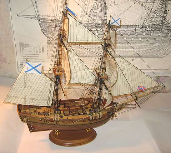 Готовые модели кораблей на продажу: Бриг Александр