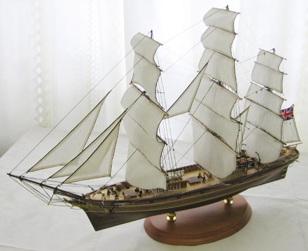 Модель корабля для интерьера. клиппер Катти Сарк