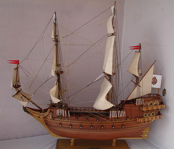 Готовые модели кораблей на продажу: Галеон Апостол Фелипе