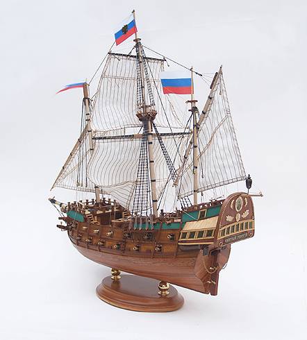 Model of russian galleass Svyatoy Georgiy