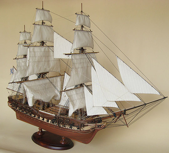 Модель парусного корабля: Фрегат Паллада