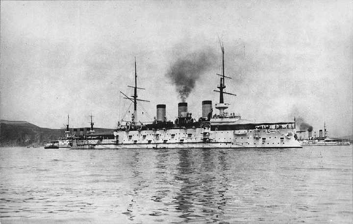 Model of Battleship Pobeda