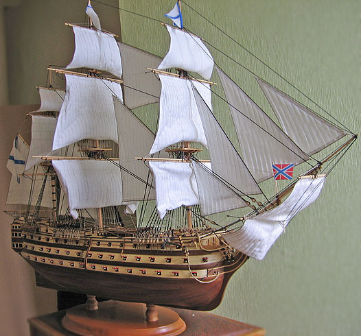 Модель парусного корабля: Линкор Полтава