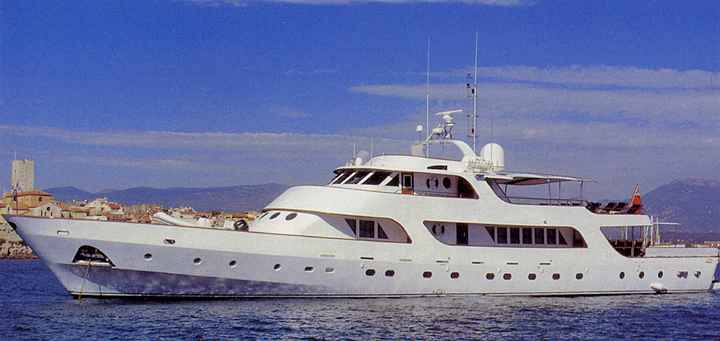 VIP- and Presentation Ship Models: Cruise Yacht Sarita