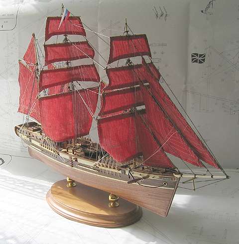 Готовые модели кораблей на продажу: Корабль Алые Паруса (Секрет)