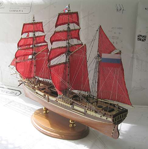 Готовые модели кораблей на продажу: Корабль Алые Паруса (Секрет)