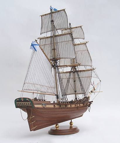 Tallship Model. Russian Brig Junona (Juno)