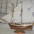 Модель корабля. Бригантина Юнона